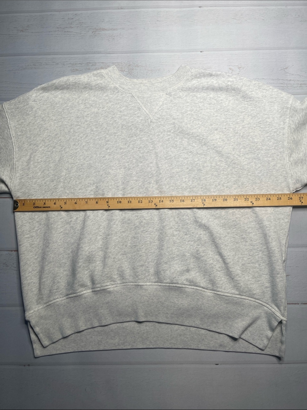 Abercrombie & Fitch XL Crewneck Sweatshirt Gray Classic Ladies Long Sleeves - Picture 6 of 8